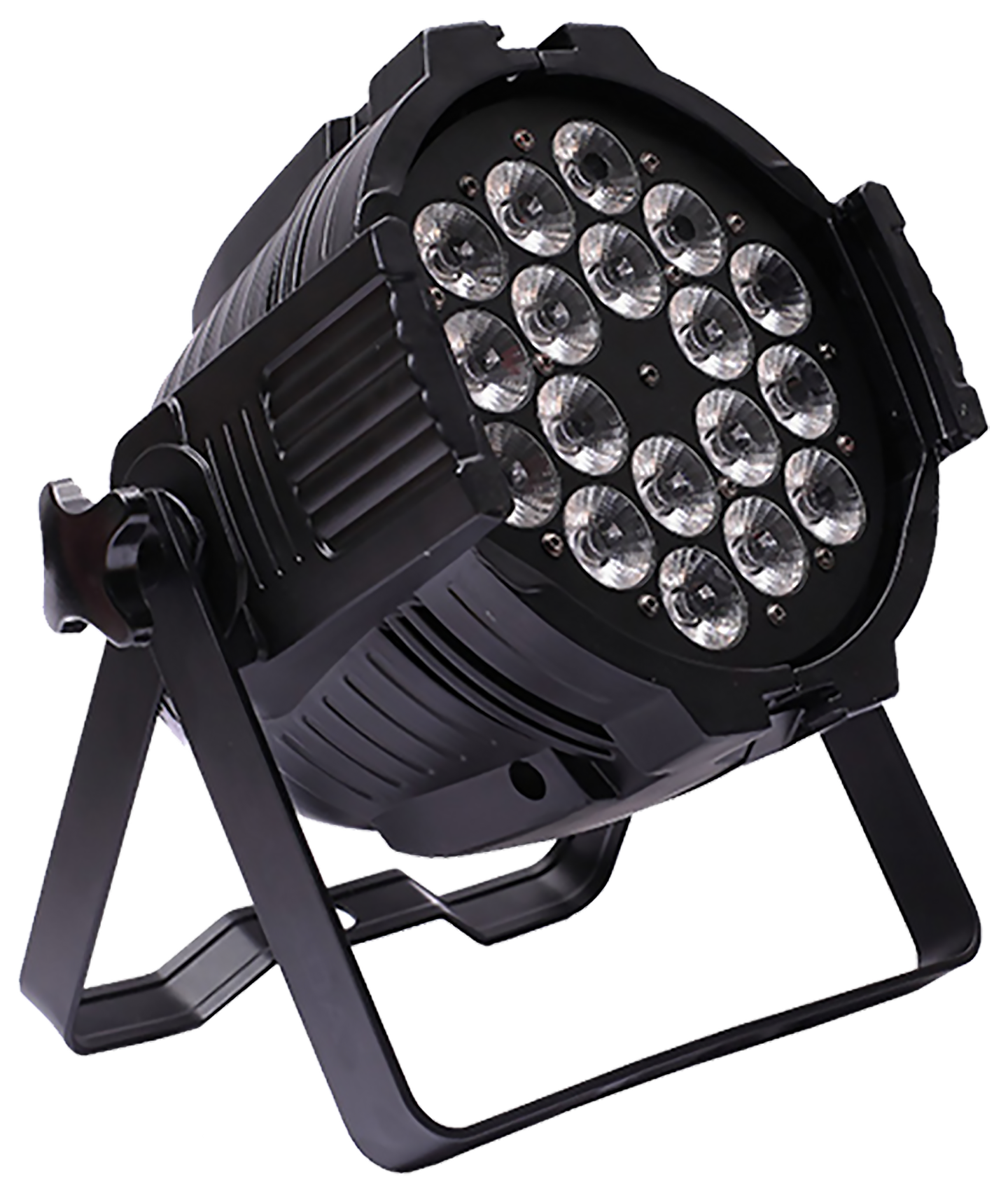 Projecteur LED PAR 6-en-1 RGB + Lime + Amber + UV - 18x18W, DMX, Pour DJ, Bars, Mariages, Fêtes